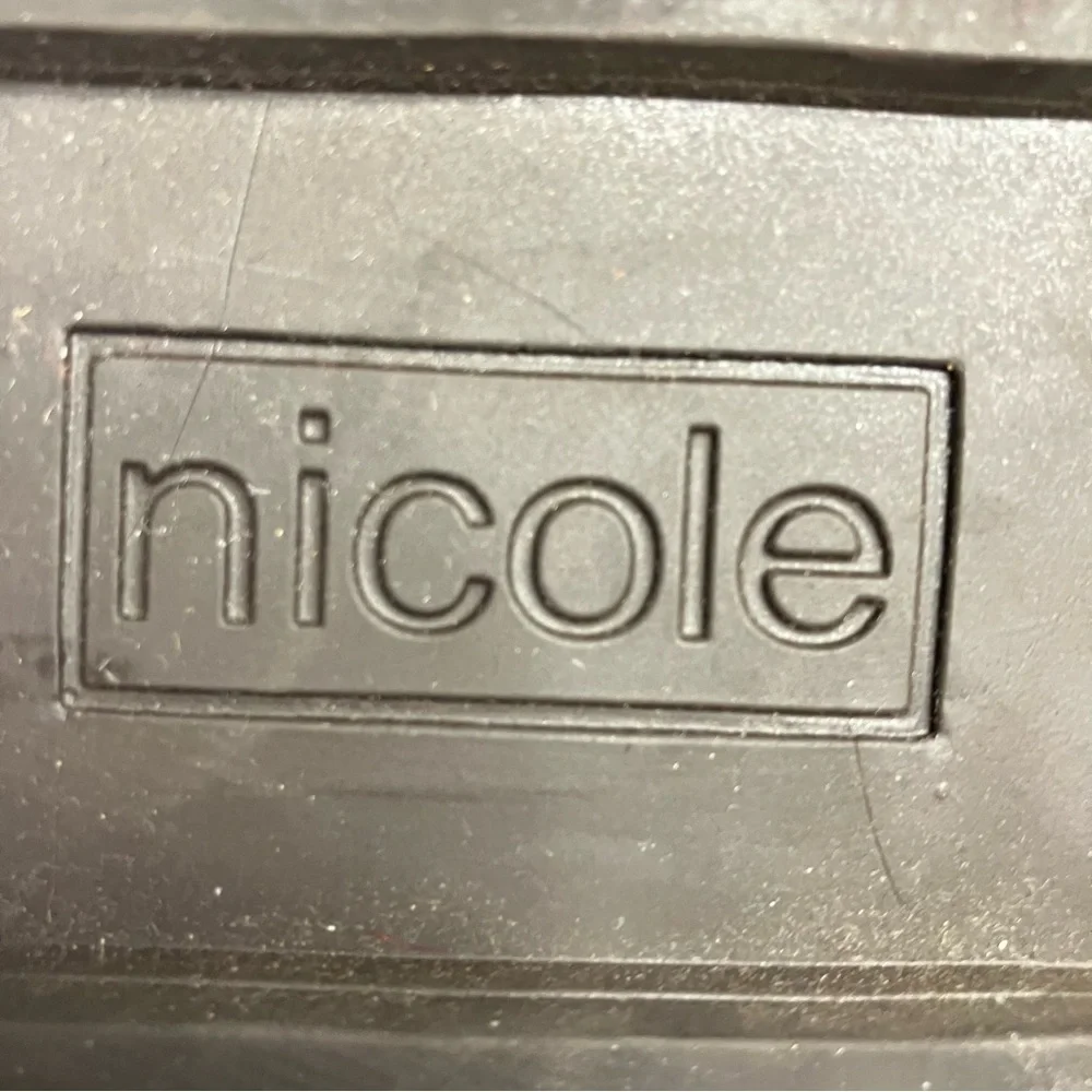 Nicole platform leather Sandals with cork footbed size‎ 11